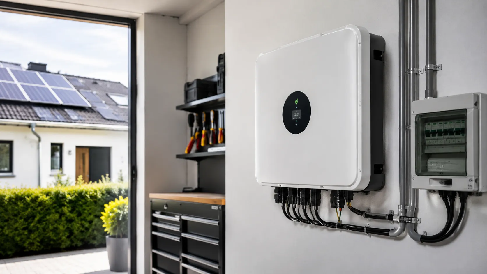 Zonnepanelen omvormer
