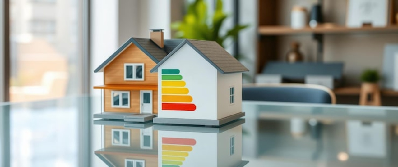 Persoon zet een thermostaat lager om energie te besparen in huis